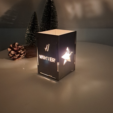 Personalisiertes Windlicht mit Logo 